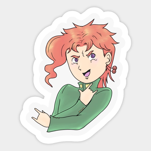 Noriaki Tiny Kakyoin Sticker by ThaAizan140